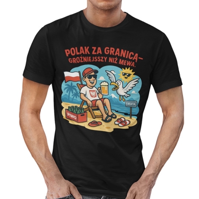 KOSZULKA  WAKACYJNA  Polak za granicą